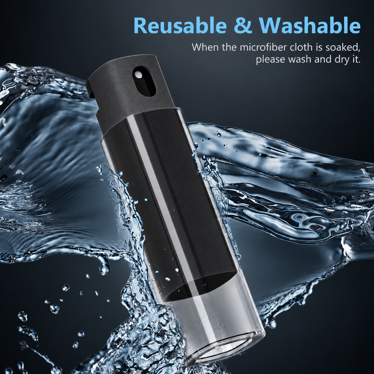 2-in-1 Screen and lens Cleaning Kit – Portable Spray & Wipe